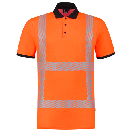 Tricorp Poloshirt RWS Revisible 203701 Tomato Poloshirts Fluororange / XS,Fluororange / S,Fluororange / M,Fluororange / L,Fluororange / XL,Fluororange / XXL,Fluororange / 3XL,Fluororange / 4XL
