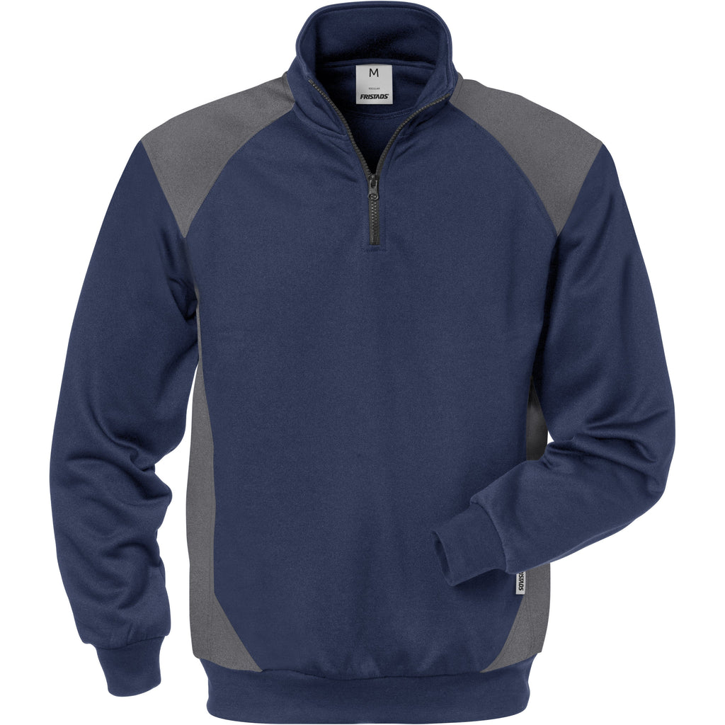 Fristads Fristads 7048 SHV sweater Dark Slate Gray Sweater marineblauw/grijs / XS,marineblauw/grijs / S,marineblauw/grijs / M,marineblauw/grijs / L,marineblauw/grijs / XL,marineblauw/grijs / XXL,marineblauw/grijs / 3XL