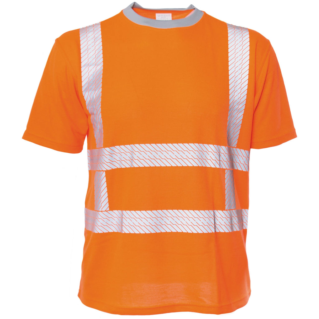 OXXA Premium OXXA® X-Viz-Flex 6200 T-shirt RWS Chocolate T-shirt fluo oranje / S,fluo oranje / M,fluo oranje / L,fluo oranje / XL,fluo oranje / XXL,fluo oranje / 3XL,fluo oranje / 4XL,fluo oranje / 5XL
