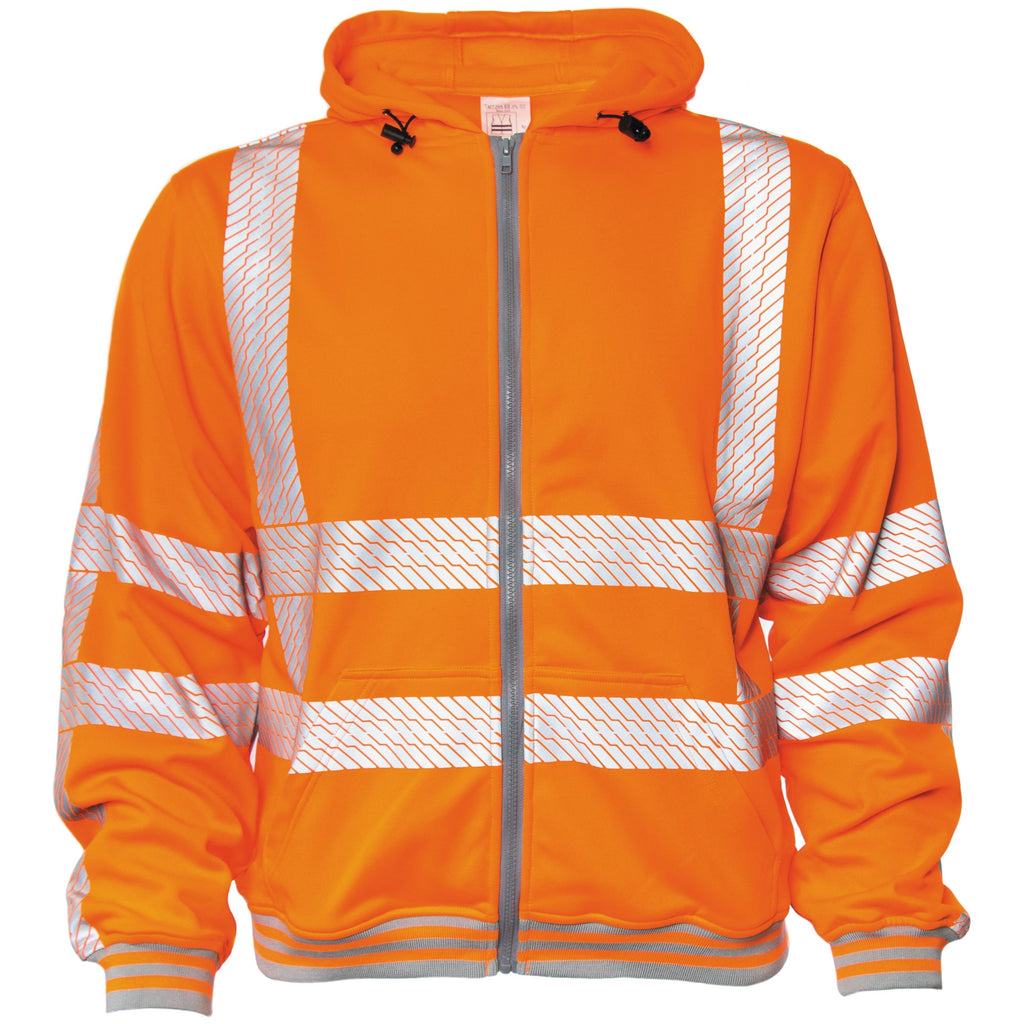 OXXA Premium OXXA® X-Viz-Cap 6230 hooded sweater RWS Chocolate Hooded sweater fluo oranje / S,fluo oranje / M,fluo oranje / L,fluo oranje / XL,fluo oranje / XXL,fluo oranje / 3XL,fluo oranje / 4XL,fluo oranje / 5XL