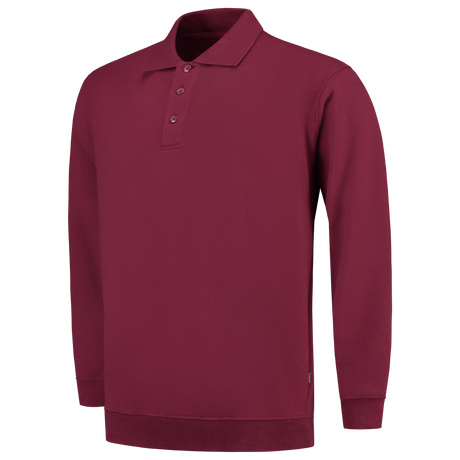 Tricorp Polosweater Boord 301016 Brown Sweaters Wine / 3XL,Wine / L,Wine / M,Wine / S,Wine / XL,Wine / XS,Wine / XXL