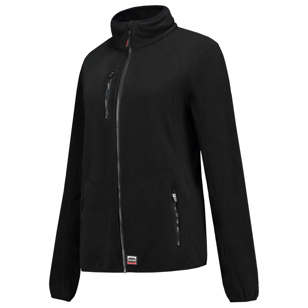 Tricorp Sweatvest Fleece Luxe Dames 301011 Black Sweaters Black / 3XL,Black / L,Black / M,Black / S,Black / XL,Black / XS,Black / XXL