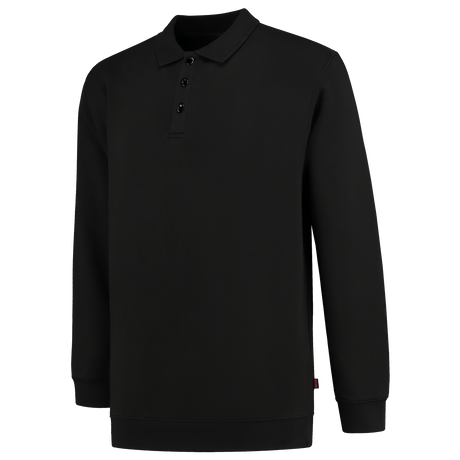 Tricorp Polosweater Boord 60°C Wasbaar 301016 Black Sweaters Midnightblack / 3XL,Midnightblack / L,Midnightblack / M,Midnightblack / S,Midnightblack / XL,Midnightblack / XS,Midnightblack / XXL