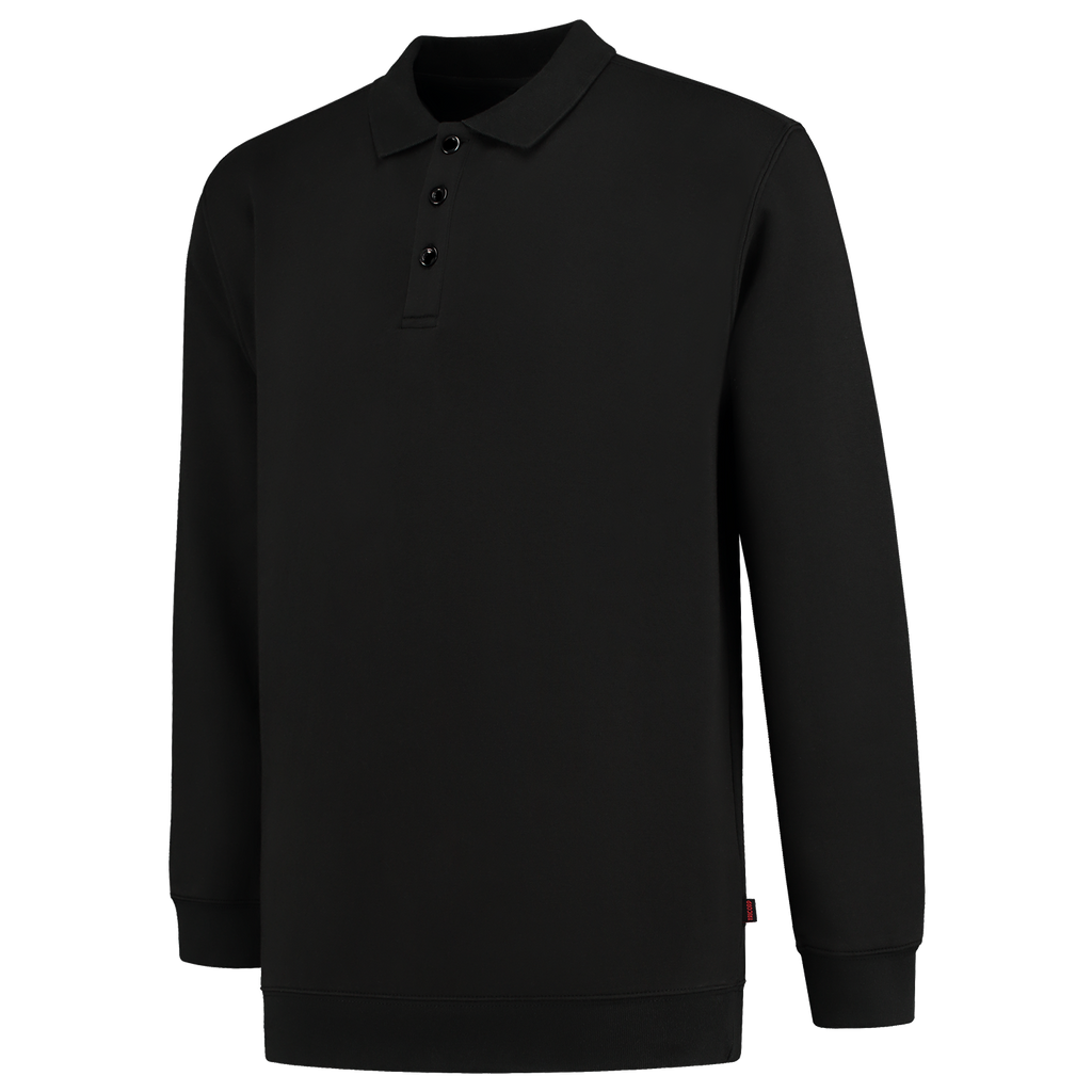 Tricorp Polosweater Boord 60°C Wasbaar 301016 Black Sweaters Midnightblack / 3XL,Midnightblack / L,Midnightblack / M,Midnightblack / S,Midnightblack / XL,Midnightblack / XS,Midnightblack / XXL