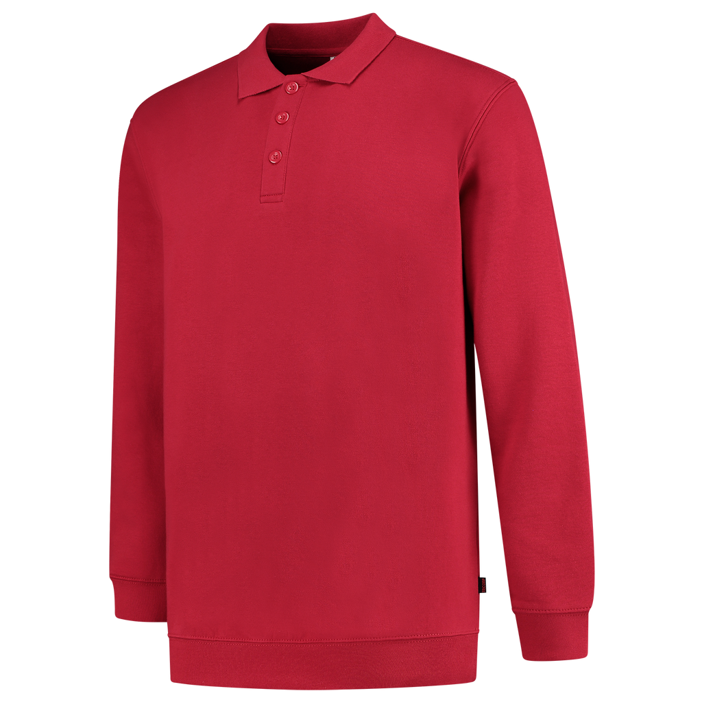 Tricorp Polosweater Boord 60°C Wasbaar 301016 Brown Sweaters Red / 3XL,Red / L,Red / M,Red / S,Red / XL,Red / XS,Red / XXL