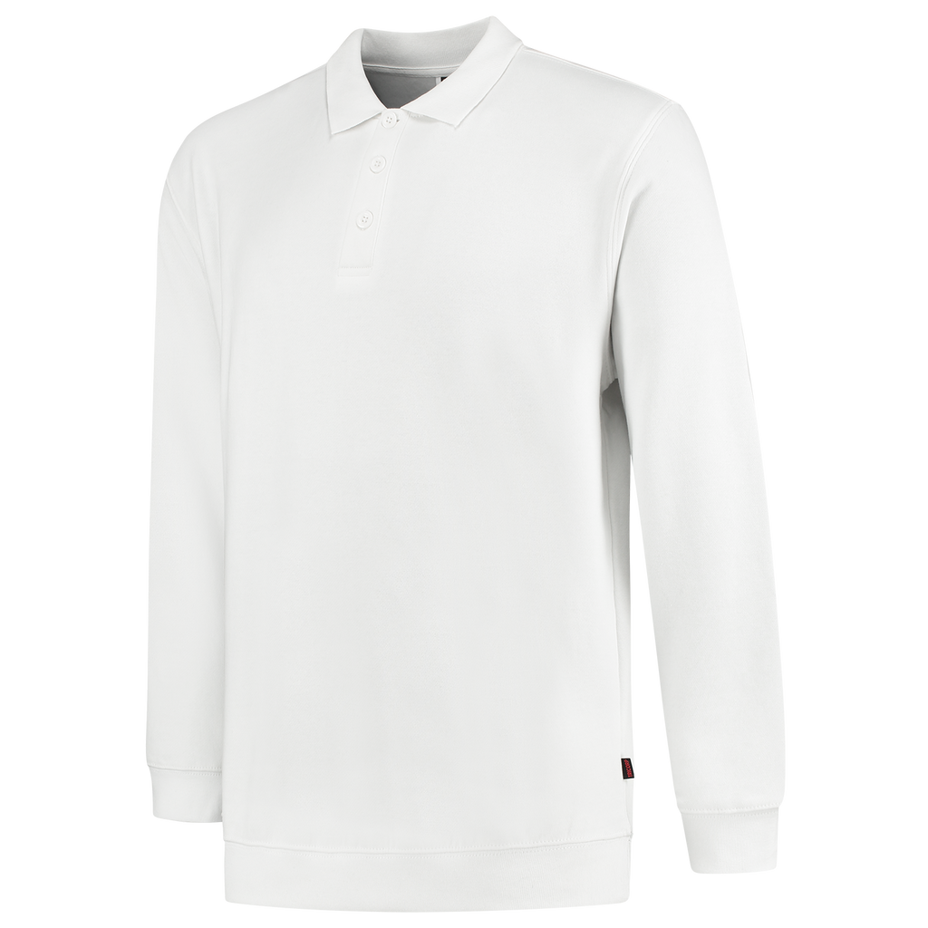Tricorp Polosweater Boord 60°C Wasbaar 301016 Lavender Sweaters White / 3XL,White / L,White / M,White / S,White / XL,White / XS,White / XXL