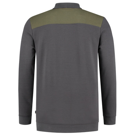 Tricorp Polosweater Bicolor Naden 302004 Dim Gray Sweaters BlackGrey / XS,BlackGrey / S,BlackGrey / M,BlackGrey / L,BlackGrey / XL,BlackGrey / XXL,BlackGrey / 3XL,BlackGrey / 4XL,BlackLime / XS,BlackLime / S,BlackLime / M,BlackLime / L,BlackLime / XL,BlackLime / XXL,BlackLime / 3XL,BlackLime / 4XL,BlackOrange / XS,BlackOrange / S,BlackOrange / M,BlackOrange / L,BlackOrange / XL,BlackOrange / XXL,BlackOrange / 3XL,BlackOrange / 4XL,BlackRed / XS,BlackRed / S,BlackRed / M,BlackRed / L,BlackRed / XL,BlackRed /