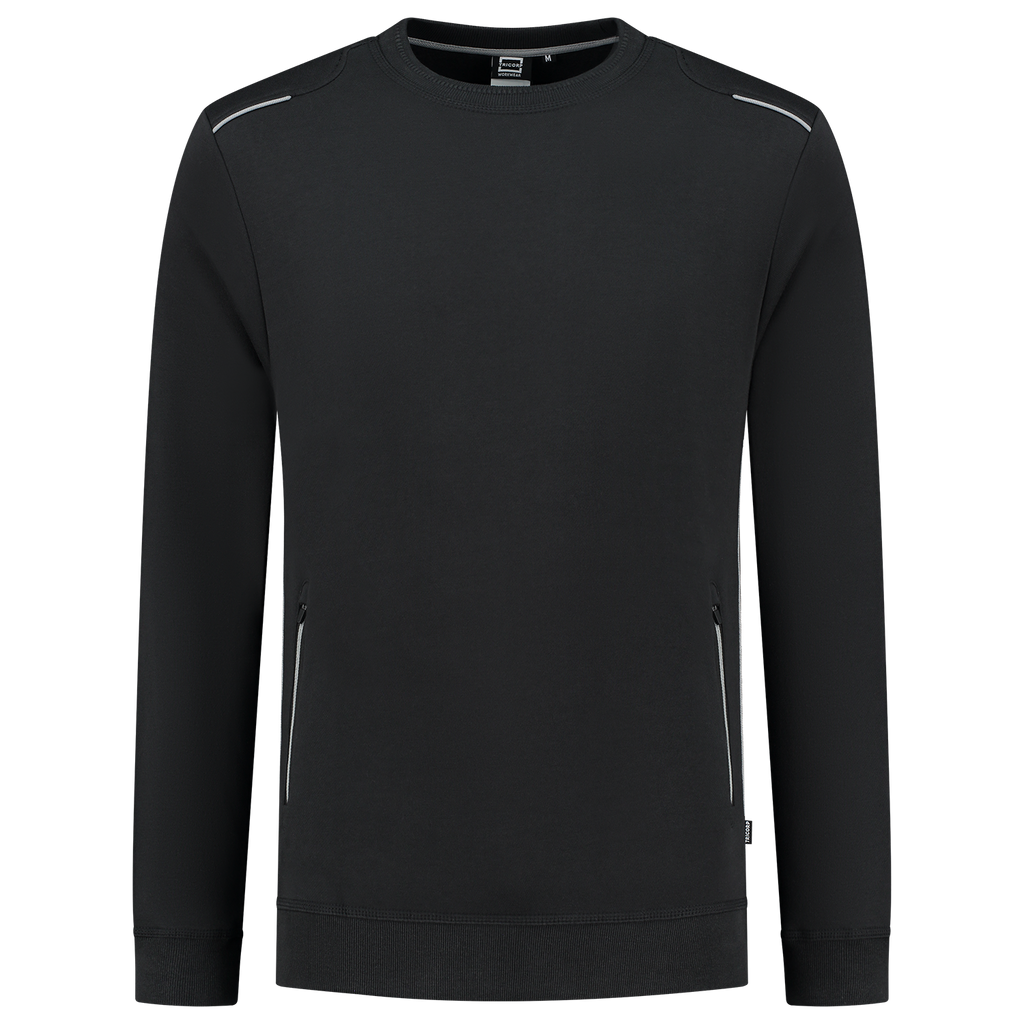 Tricorp Sweater Accent 302703 Dark Slate Gray Sweaters BlackGrey / 3XL,BlackGrey / L,BlackGrey / M,BlackGrey / S,BlackGrey / XL,BlackGrey / XS,BlackGrey / XXL