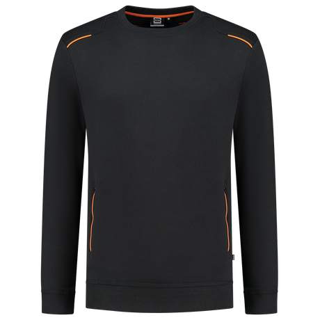 Tricorp Sweater Accent 302703 Dark Slate Gray Sweaters BlackOrange / 3XL,BlackOrange / L,BlackOrange / M,BlackOrange / S,BlackOrange / XL,BlackOrange / XS,BlackOrange / XXL