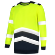 Tricorp Sweater High Vis Bicolor 303004 Green Yellow Sweaters FluoryellowInk / XS,FluoryellowInk / S,FluoryellowInk / M,FluoryellowInk / L,FluoryellowInk / XL,FluoryellowInk / XXL,FluoryellowInk / 3XL,FluoryellowInk / 4XL