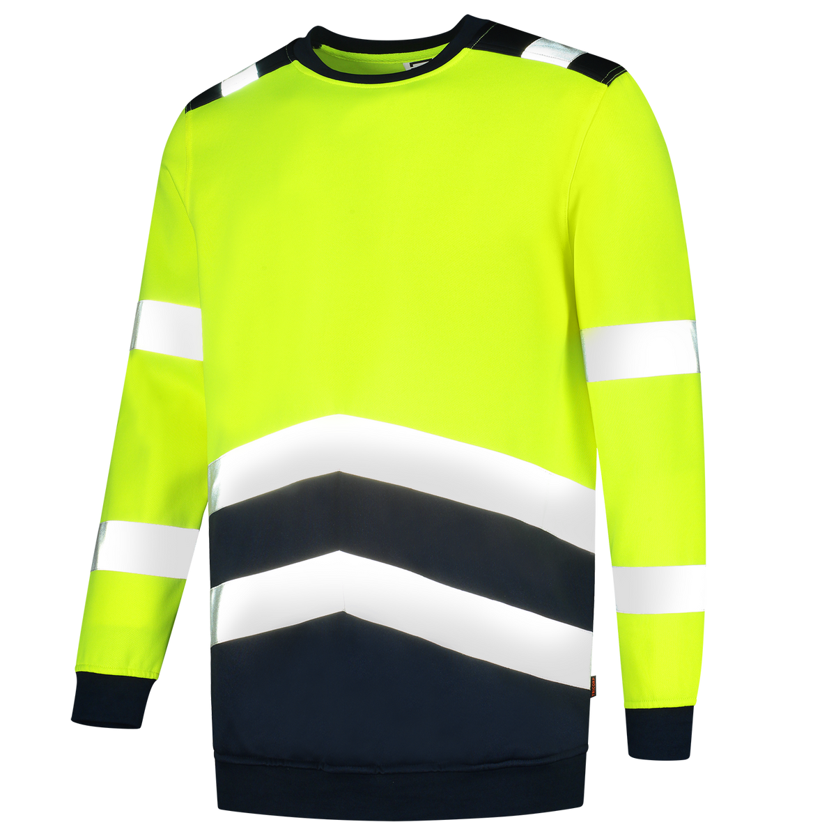 Tricorp Sweater High Vis Bicolor 303004 Green Yellow Sweaters FluoryellowInk / XS,FluoryellowInk / S,FluoryellowInk / M,FluoryellowInk / L,FluoryellowInk / XL,FluoryellowInk / XXL,FluoryellowInk / 3XL,FluoryellowInk / 4XL