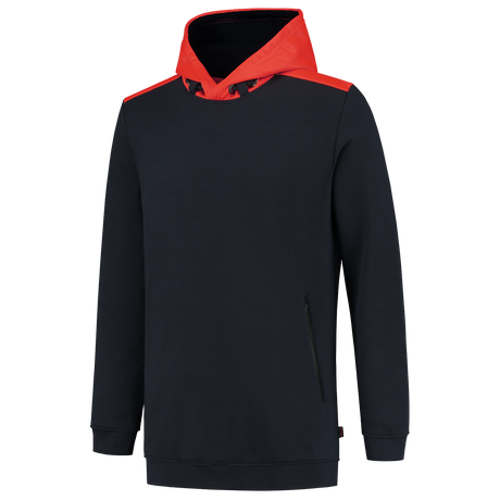Tricorp Sweater High Vis Capuchon 303005 Black Sweaters InkFluorred / XS,InkFluorred / S,InkFluorred / M,InkFluorred / L,InkFluorred / XL,InkFluorred / XXL,InkFluorred / 3XL,InkFluorred / 4XL