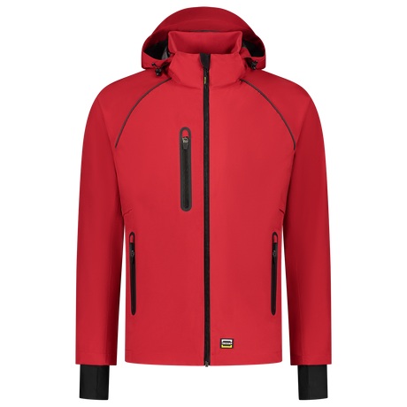 Tricorp Tech Shell 402708 Firebrick Jassen Red / 3XL,Red / L,Red / M,Red / S,Red / XL,Red / XS,Red / XXL