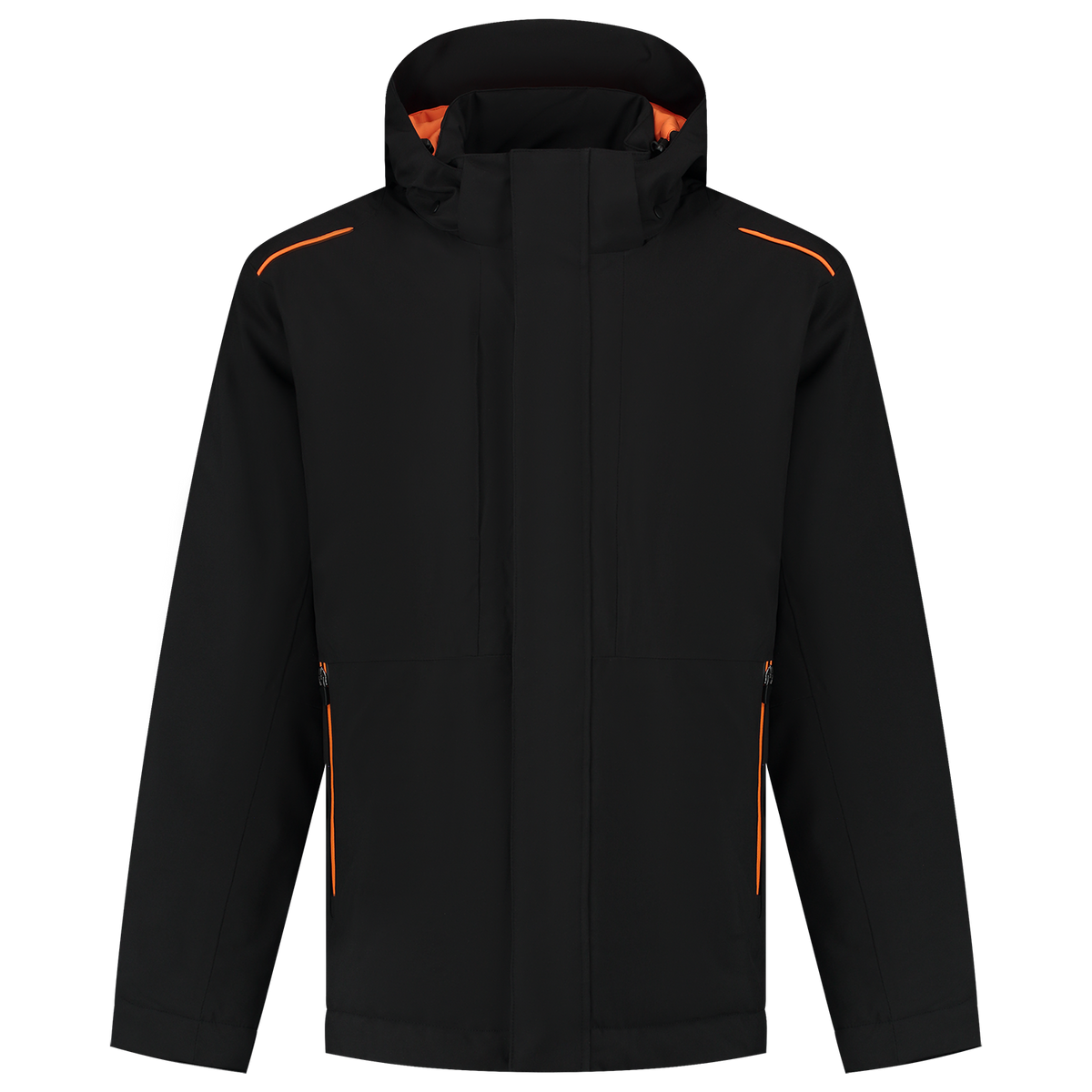 Tricorp Winter Tech Shell Accent 402703 Black Jassen BlackOrange / 3XL,BlackOrange / L,BlackOrange / M,BlackOrange / S,BlackOrange / XL,BlackOrange / XS,BlackOrange / XXL