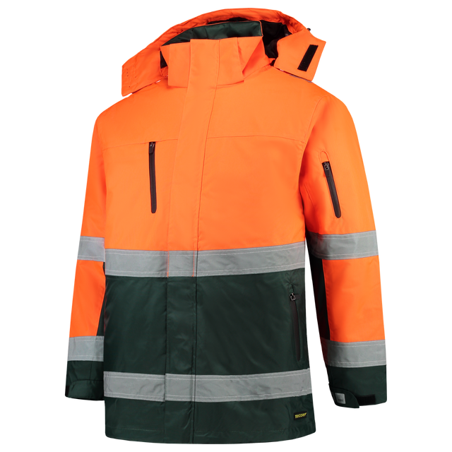 Tricorp Parka ISO20471 Bicolor 403004 Coral Jassen FluororangeGreen / XS,FluororangeGreen / S,FluororangeGreen / M,FluororangeGreen / L,FluororangeGreen / XL,FluororangeGreen / XXL,FluororangeGreen / 3XL,FluororangeGreen / 4XL