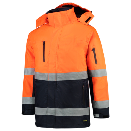 Tricorp Parka ISO20471 Bicolor 403004 Coral Jassen FluororangeNavy / XS,FluororangeNavy / S,FluororangeNavy / M,FluororangeNavy / L,FluororangeNavy / XL,FluororangeNavy / XXL,FluororangeNavy / 3XL,FluororangeNavy / 4XL