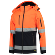 Tricorp Softshell ISO20471 Bicolor 403007 Black Jassen FluororangeNavy / XS,FluororangeNavy / S,FluororangeNavy / M,FluororangeNavy / L,FluororangeNavy / XL,FluororangeNavy / XXL,FluororangeNavy / 3XL,FluororangeNavy / 4XL
