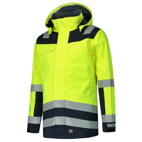 Tricorp Parka Multinorm Bicolor 403009 Green Yellow Jassen FluoryellowInk / XS,FluoryellowInk / S,FluoryellowInk / M,FluoryellowInk / L,FluoryellowInk / XL,FluoryellowInk / XXL,FluoryellowInk / 3XL,FluoryellowInk / 4XL