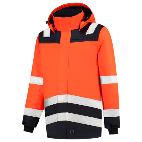 Tricorp Parka High Vis Bicolor 403020 Tomato Jassen FluororangeInk / XS,FluororangeInk / S,FluororangeInk / M,FluororangeInk / L,FluororangeInk / XL,FluororangeInk / XXL,FluororangeInk / 3XL,FluororangeInk / 4XL