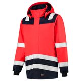 Tricorp Parka High Vis Bicolor 403020 Tomato Jassen FluorredInk / XS,FluorredInk / S,FluorredInk / M,FluorredInk / L,FluorredInk / XL,FluorredInk / XXL,FluorredInk / 3XL,FluorredInk / 4XL