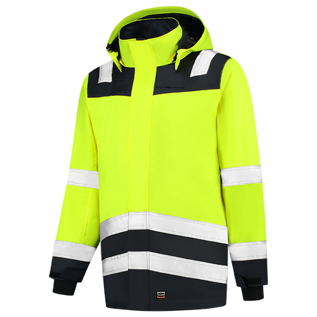 Tricorp Parka High Vis Bicolor 403020 Green Yellow Jassen FluoryellowInk / XS,FluoryellowInk / S,FluoryellowInk / M,FluoryellowInk / L,FluoryellowInk / XL,FluoryellowInk / XXL,FluoryellowInk / 3XL,FluoryellowInk / 4XL
