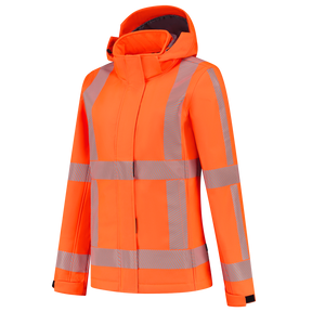 Tricorp Softshell RWS Revisible Dames 403702 Tomato Jassen Fluororange / XS,Fluororange / S,Fluororange / M,Fluororange / L,Fluororange / XL,Fluororange / XXL,Fluororange / 3XL