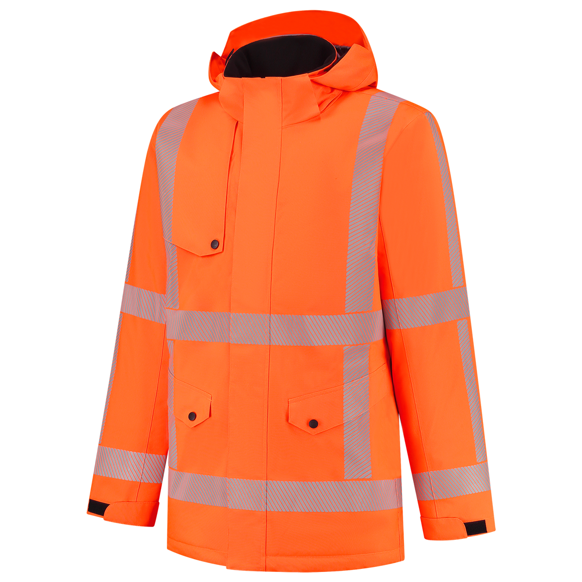 Tricorp Parka RWS Revisible 403703 Tomato Jassen Fluororange / XS,Fluororange / S,Fluororange / M,Fluororange / L,Fluororange / XL,Fluororange / XXL,Fluororange / 3XL,Fluororange / 4XL