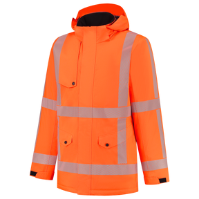 Tricorp Parka RWS Revisible 403703 Tomato Jassen Fluororange / XS,Fluororange / S,Fluororange / M,Fluororange / L,Fluororange / XL,Fluororange / XXL,Fluororange / 3XL,Fluororange / 4XL