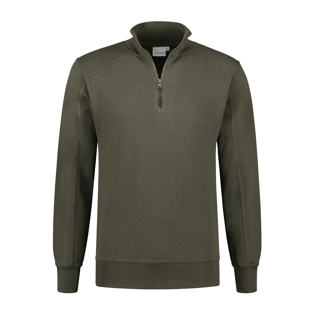 Santino Santino sweater Roswell Dark Slate Gray Zipsweater Army / XS, S, M, L, XL, XXL, 3XL, 4XL, 5XL