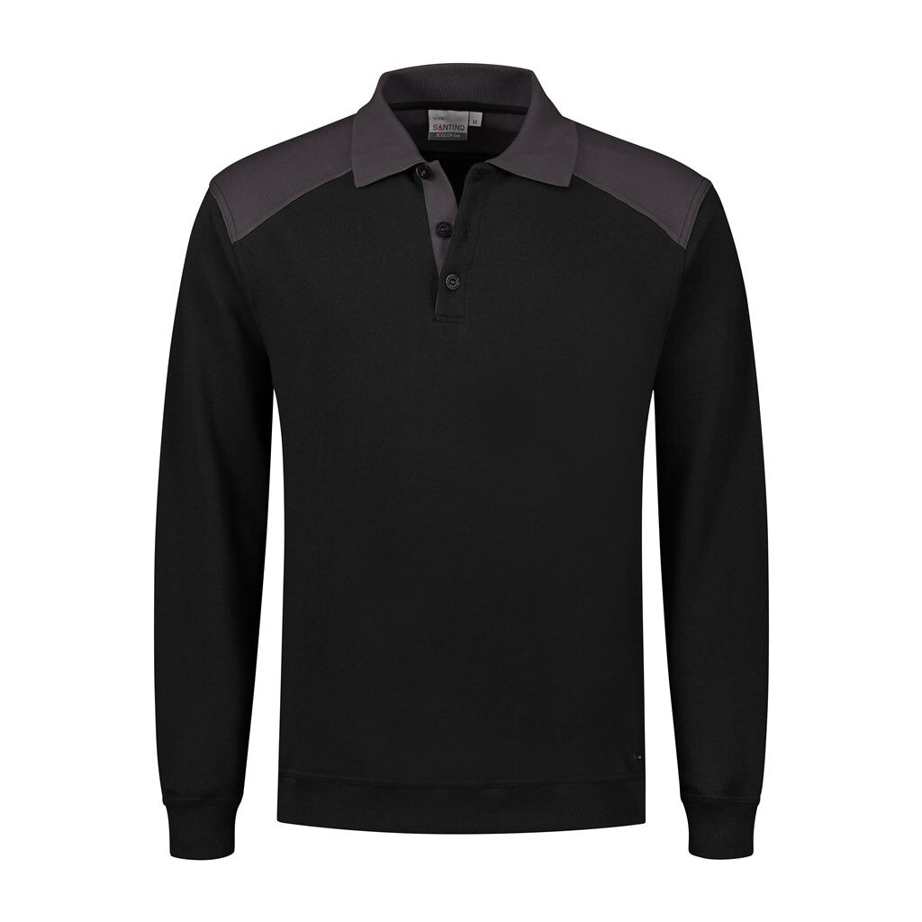 Santino Santino polosweater Tesla Black Polosweater Black / Graphite / S, M, L, XL, XXL, 3XL, 4XL, 5XL