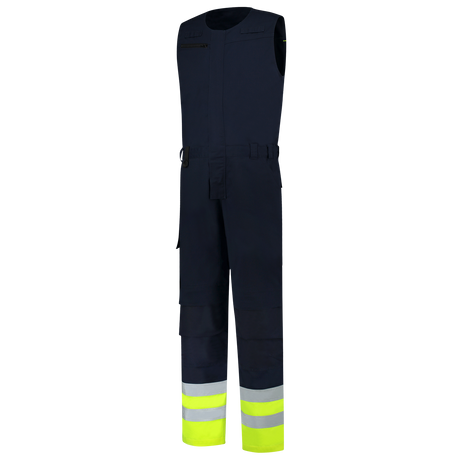 Tricorp Bodybroek High Vis 753007 Black Overalls Ink Fluor yellow / 42