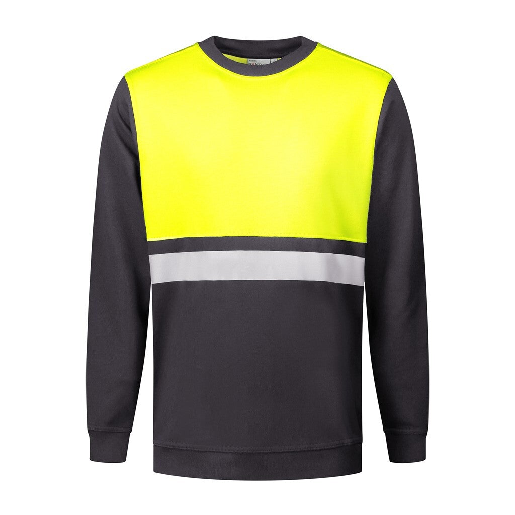 Santino Santino t-shirt O-hals Helsinki Dark Slate Gray Sweater Graphite / Fluor Yellow / S, M, L, XL, XXL, 3XL, 4XL, 5XL