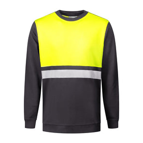Santino Santino t-shirt O-hals Helsinki Dark Slate Gray Sweater Graphite / Fluor Yellow / S, M, L, XL, XXL, 3XL, 4XL, 5XL
