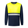Santino Santino t-shirt O-hals Helsinki Dark Slate Gray Sweater Real Navy / Fluor Yellow / S, M, L, XL, XXL, 3XL, 4XL, 5XL