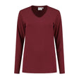 Santino Santino T-shirt Ledburg Ladies Saddle Brown T-shirt Burgundy / XS, S, M, L, XL, XXL, 3XL, 4XL, 5XL, 6XL