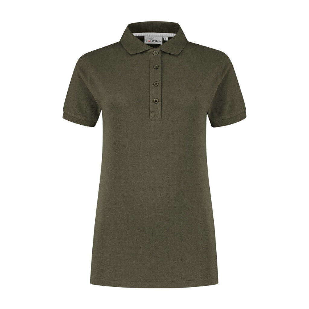 Santino Santino poloshirt Max Ladies Dark Olive Green Poloshirt Army / XS, S, M, L, XL, XXL
