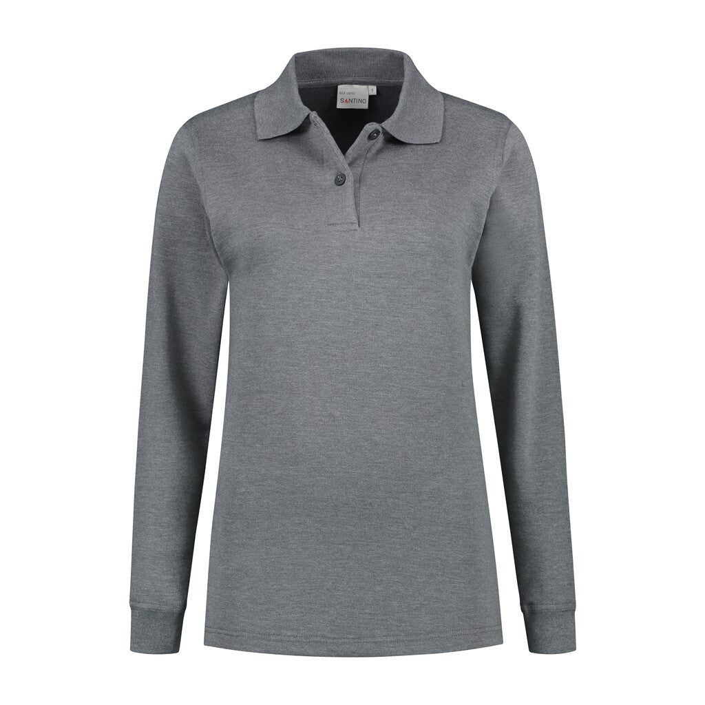 Santino Santino polosweater Polosweater Rick Ladies Dim Gray Polosweater Dark Grey / XS, S, M, L, XL, XXL