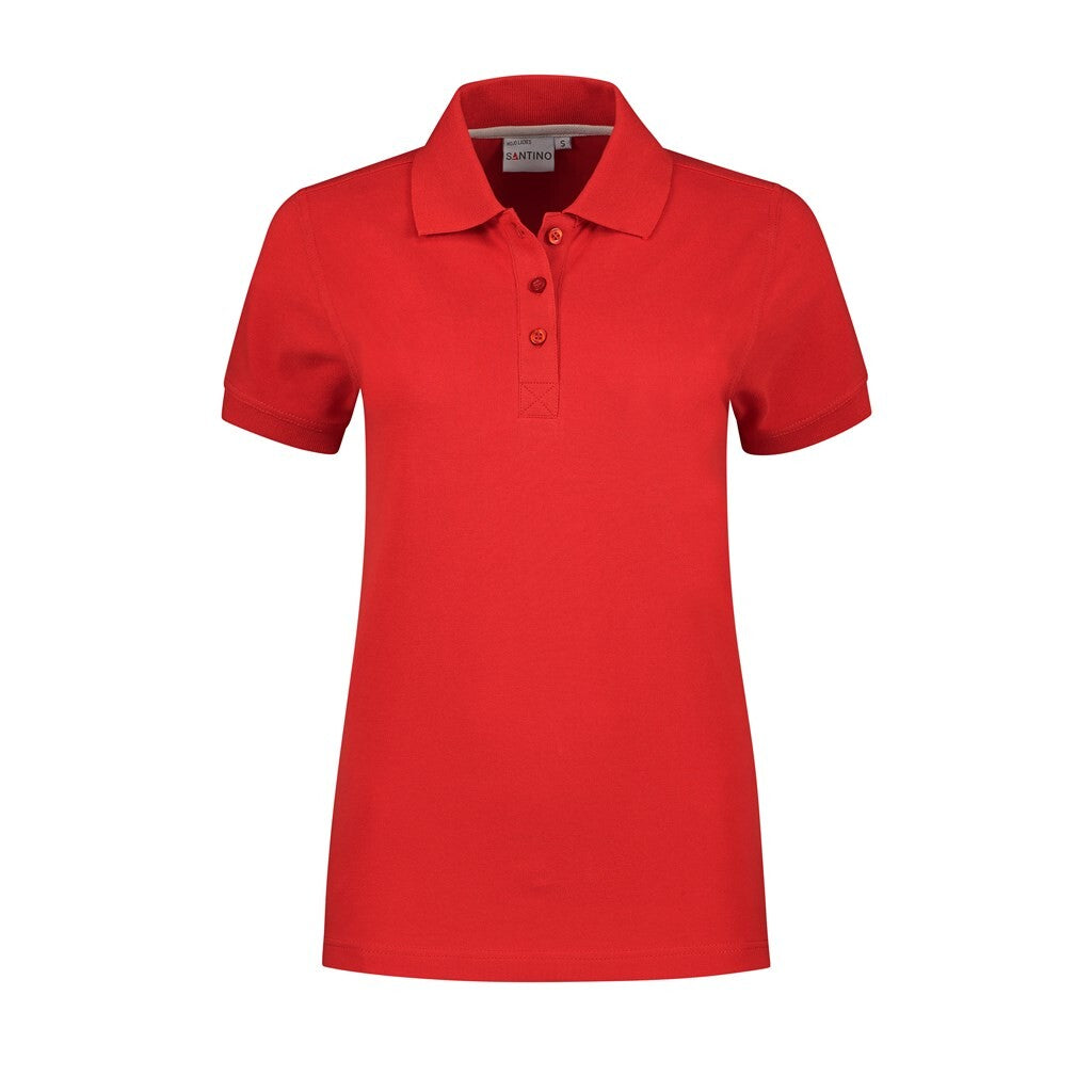 Santino Santino poloshirt Mojo Ladies Firebrick Poloshirt Red / XS, S, M, L, XL, XXL