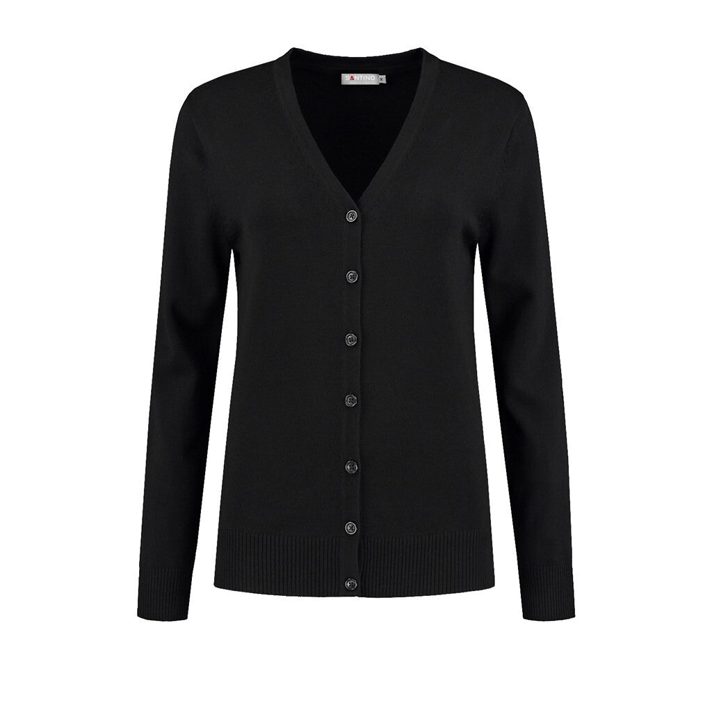 Santino Santino pullover Prato Ladies Black Cardigan Black / XS, S, M, L, XL, XXL