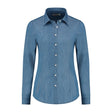 Santino Santino overhemd Felix Ladies Slate Gray Shirt Washed Denim / XS, S, M, L, XL, XXL