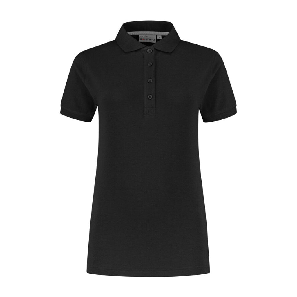 Santino Santino poloshirt Max Ladies Black Poloshirt Black / XS, S, M, L, XL, XXL
